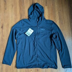 Rab | Men's Ascendor Light Hoody Active Zip Up Jacket | Beluga | XL